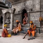 Sadhus in Pashupatinath, Nepal