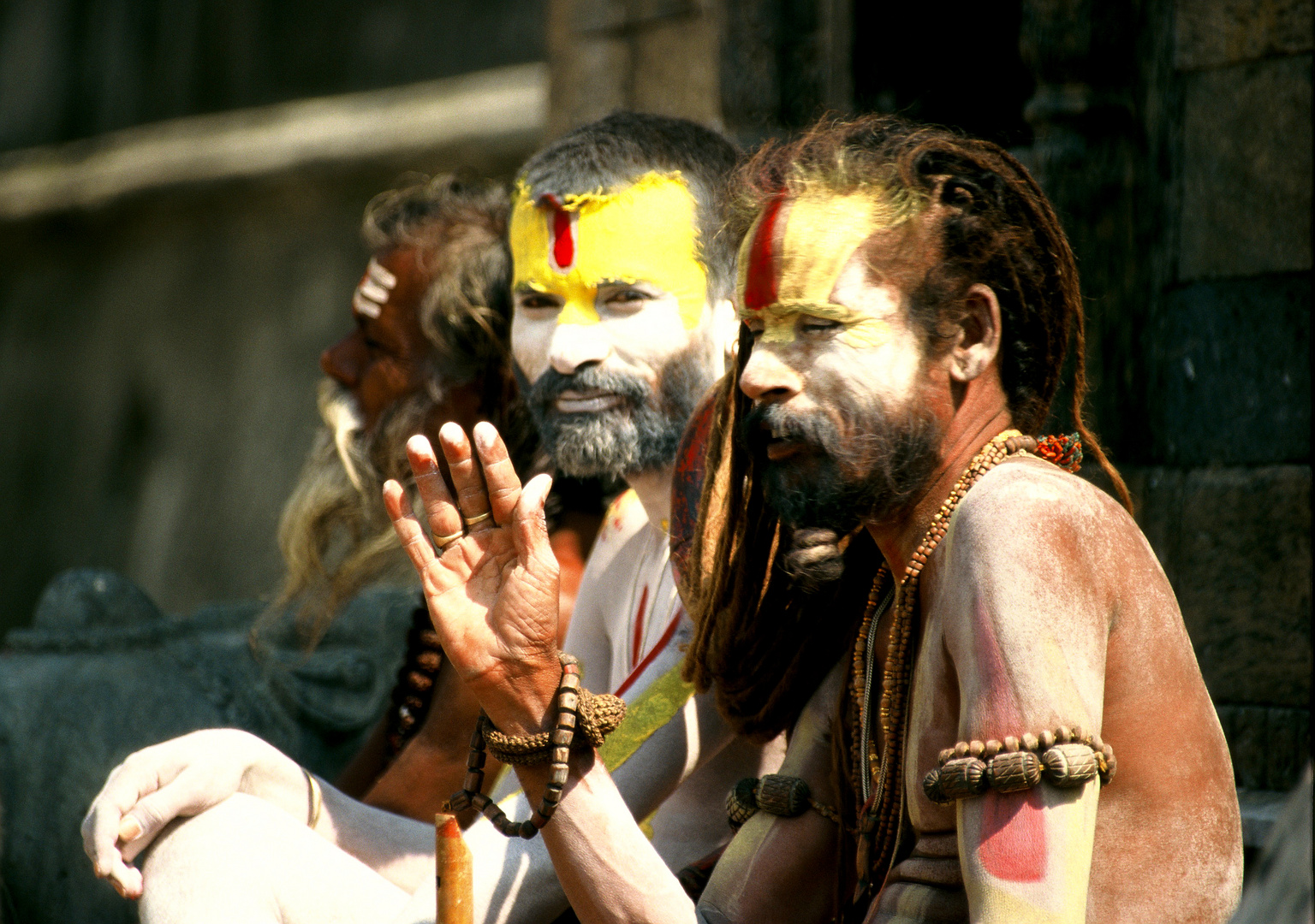 Sadhus in Pashupatinath, Nepal