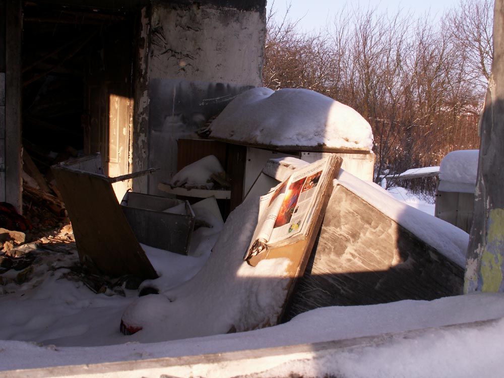 sadness of deserted house ...