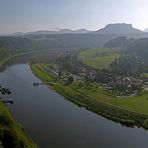 sächs. schweiz/ basteiblick auf die elbe II