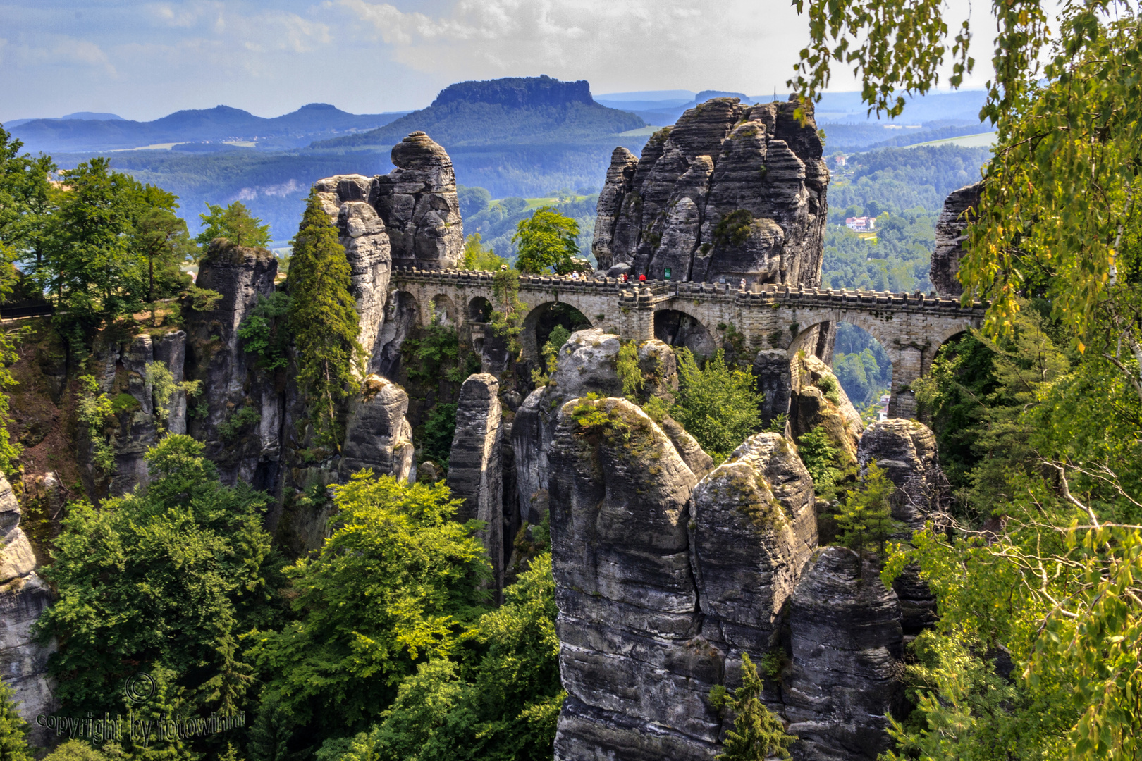 Sächs. Schweiz  - Basteibrücke