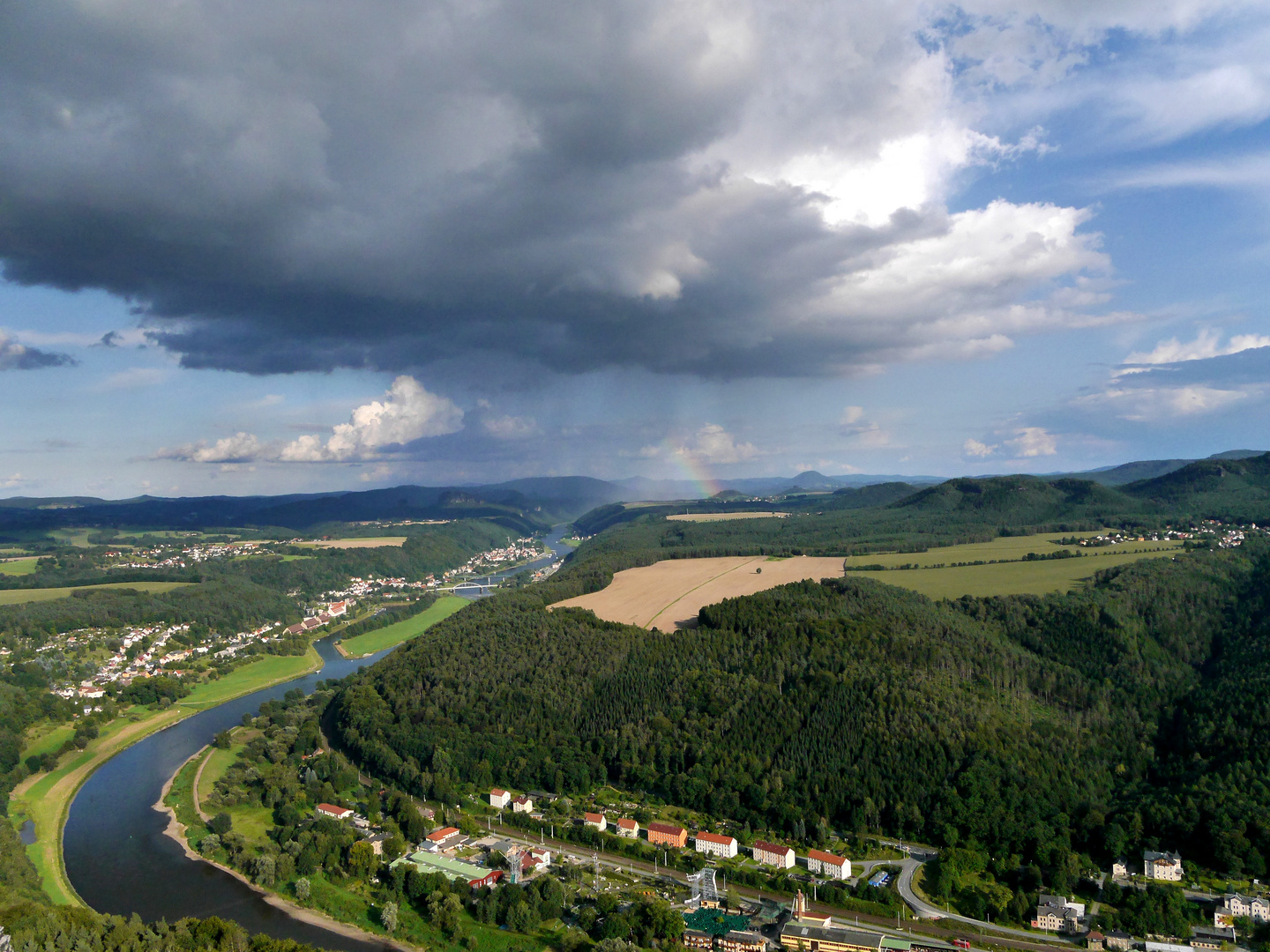 Sächsiche Schweiz - Blick vom Lilienstein