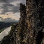 Sächsiche Schweiz - Blick zur Basteiaussicht