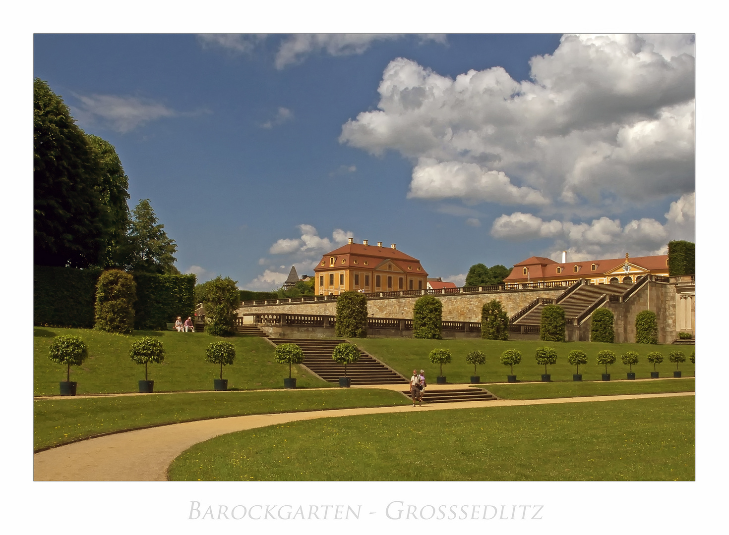 Sächsische Impressionen " Barockgarten-Großsedlitz-aus meiner Sicht...."