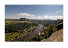 Sächsische Impressionen " Blick zum Lilienstein...."