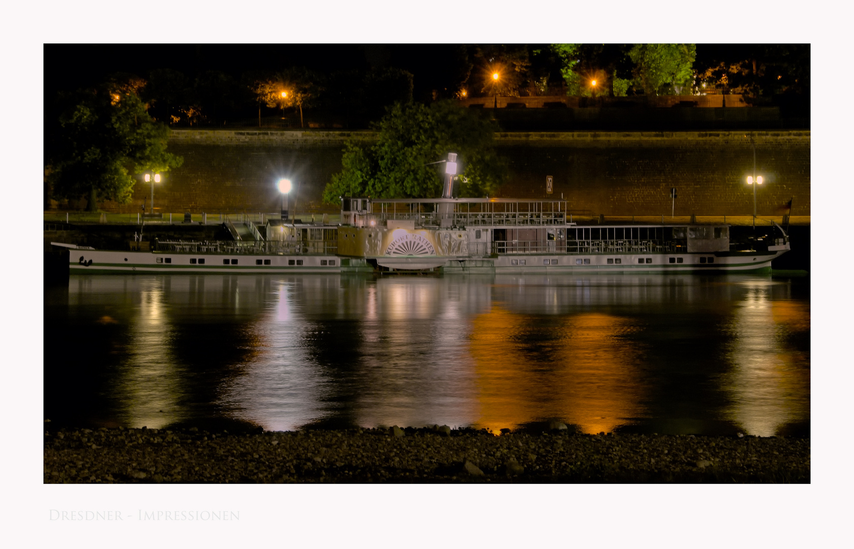 Sächsische Impressionen " Dampfschiff "