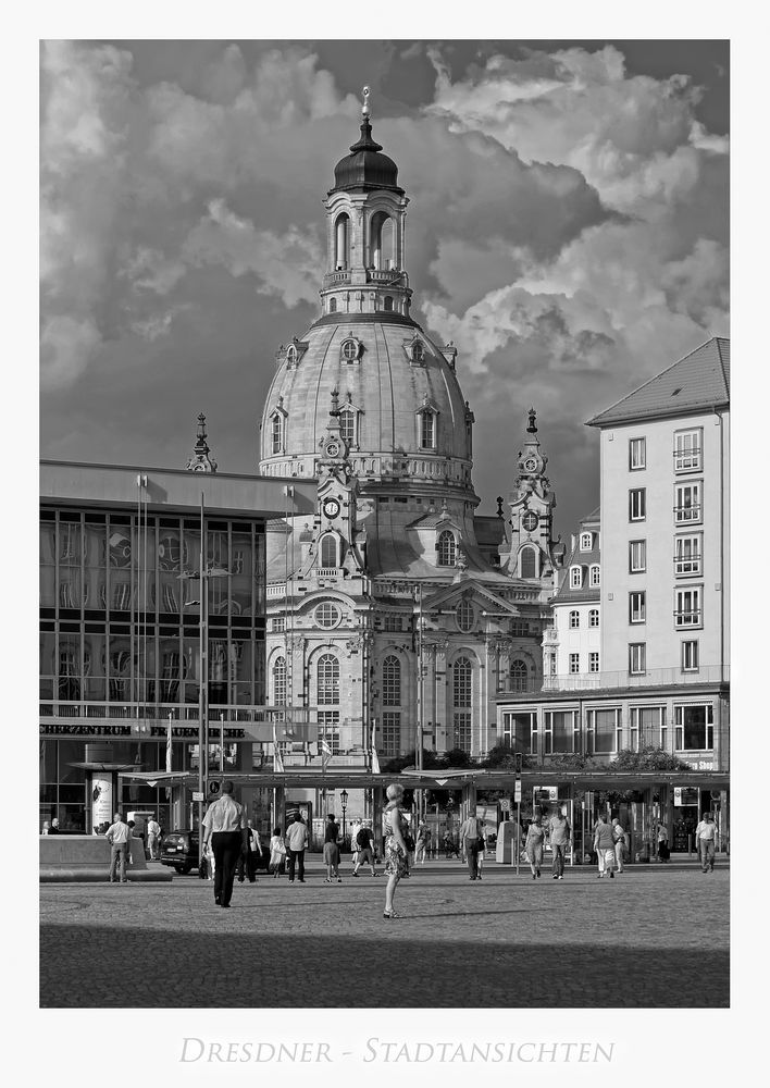 Sächsische Impressionen " der Blick vom Altmarkt...."