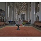 Sächsische Impressionen " der Dom zu Bautzen, Blick zum Chor...."