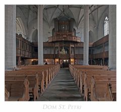 Sächsische Impressionen " der Dom zu Bautzen....Orgel...."