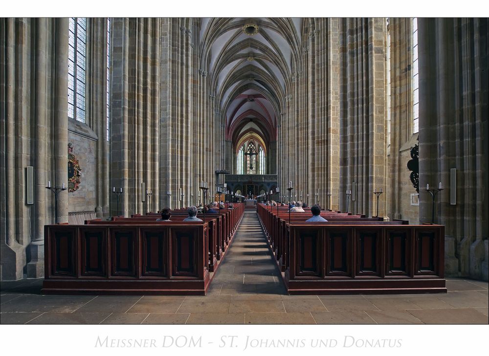 Sächsische Impressionen " der Dom zu Meißen....St. Johannis und St. Donatus..."