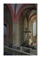 Sächsische Impressionen " Dom zu Meißen - Blick zum Kreuz..."