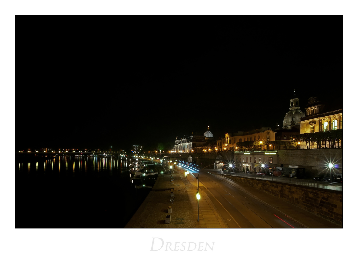 Sächsische Impressionen " Dresden bei Nacht..."