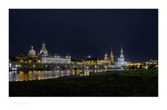 Sächsische Impressionen " Dresden, bei Nacht "