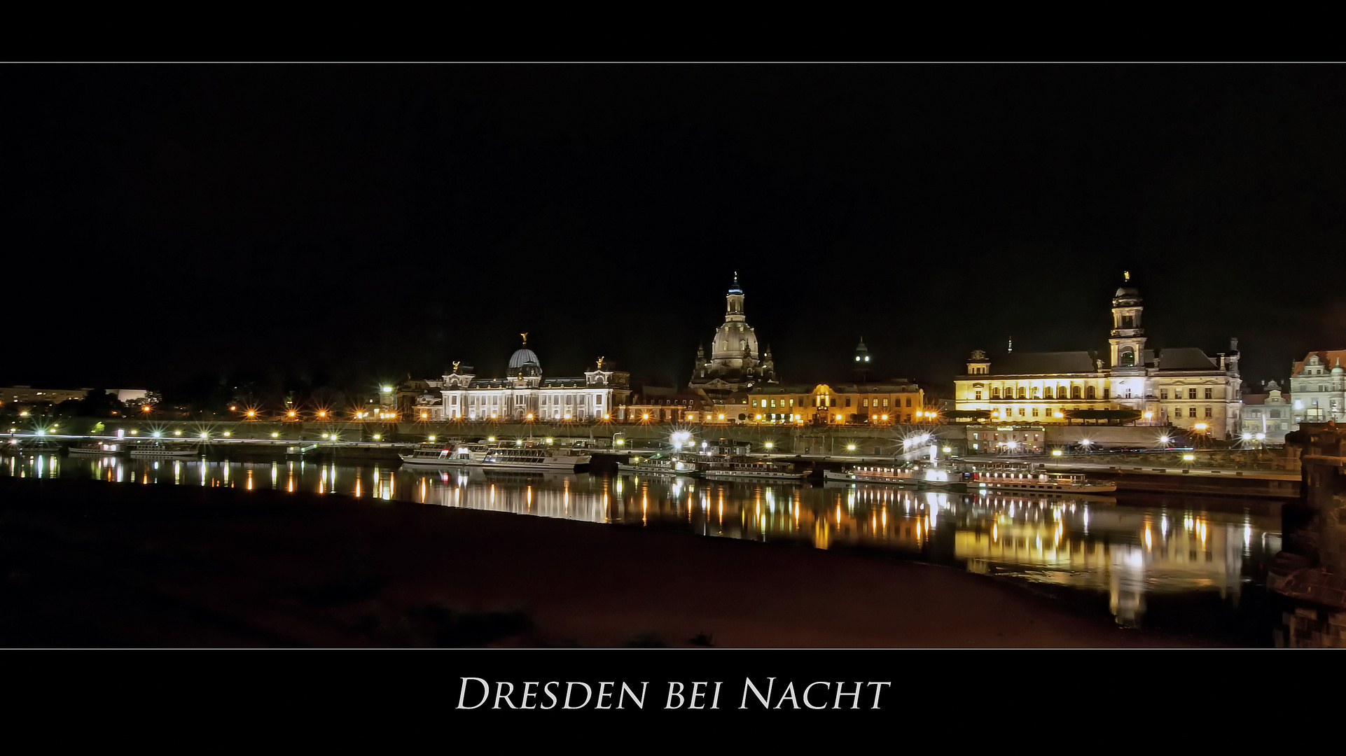 Sächsische Impressionen " Dresden bei Nacht, immer wieder schön....