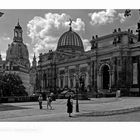 Sächsische Impressionen " Dresden - Blick auf die Frauenkirche "