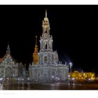 Sächsische Impressionen " Dresden - Blick auf die Hofkirche "