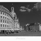 Sächsische Impressionen " Dresden -  Blick vom Neumarkt.. "