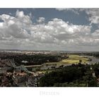 Sächsische Impressionen "Dresden - Blick zum Blauen Wunder "