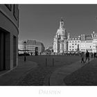 Sächsische Impressionen " Dresden - Blick zum Neumarkt..."