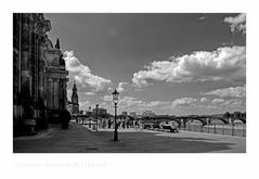 Sächsische Impressionen " Dresden - Brühlsche Terrasse "