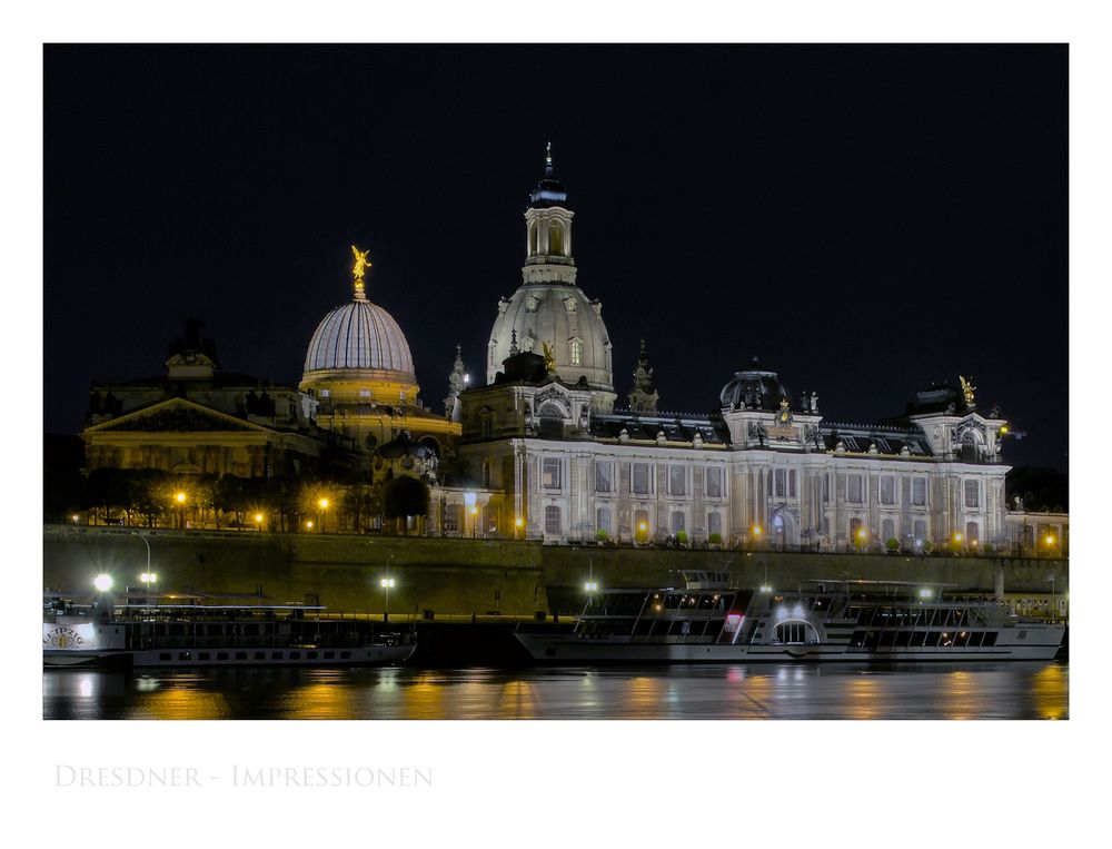 Sächsische Impressionen " Dresden - der Blick, auf die Akademie der Künste"