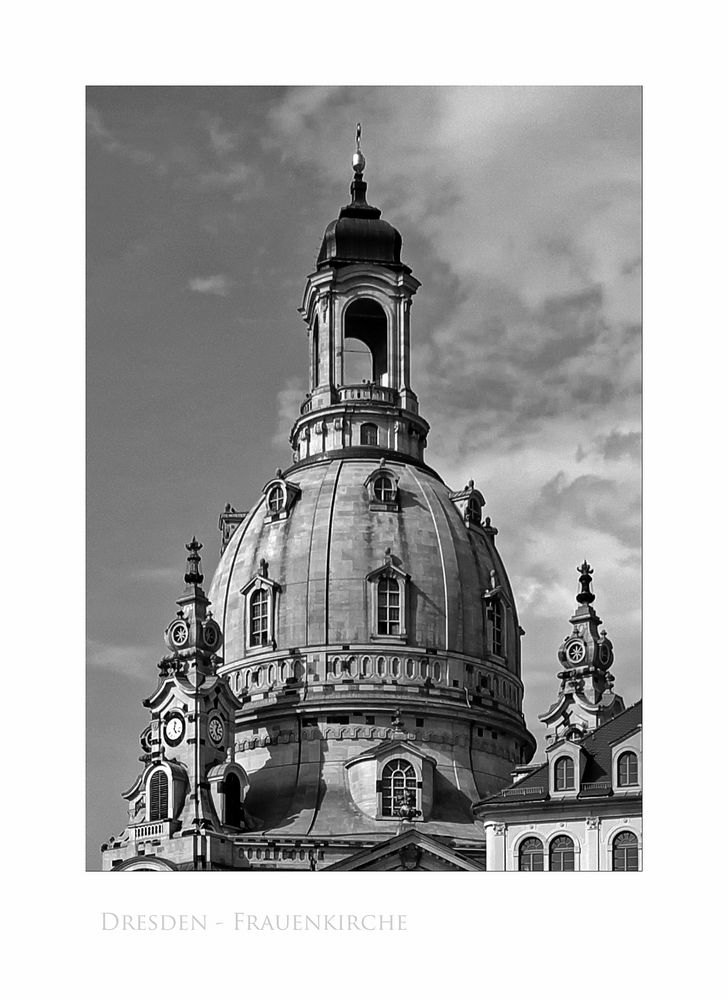 Sächsische Impressionen " Dresden - Frauenkirche "