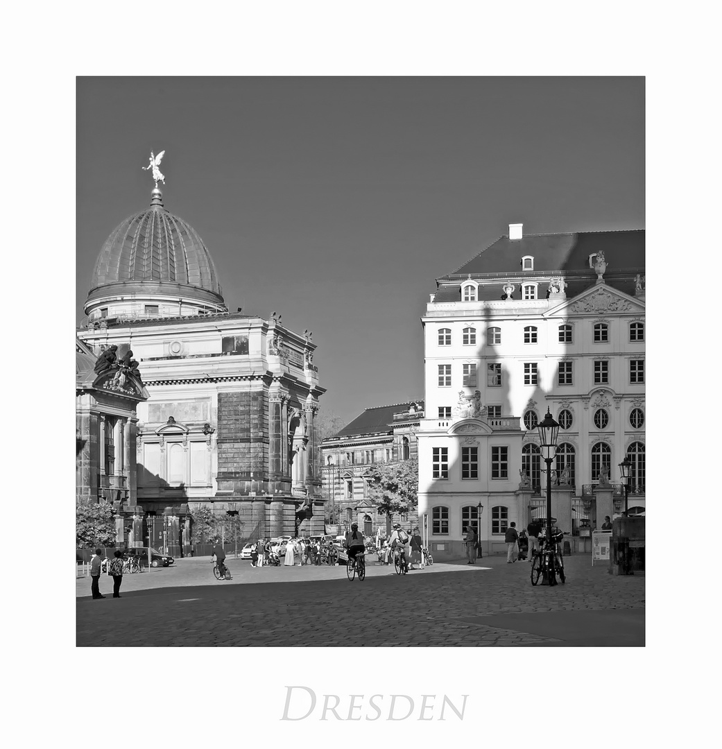 Sächsische Impressionen " Dresden - Licht und Schatten..."
