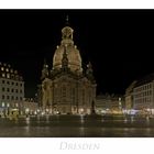 Sächsische Impressionen " Dresden -Neumarkt, bei Nacht..."