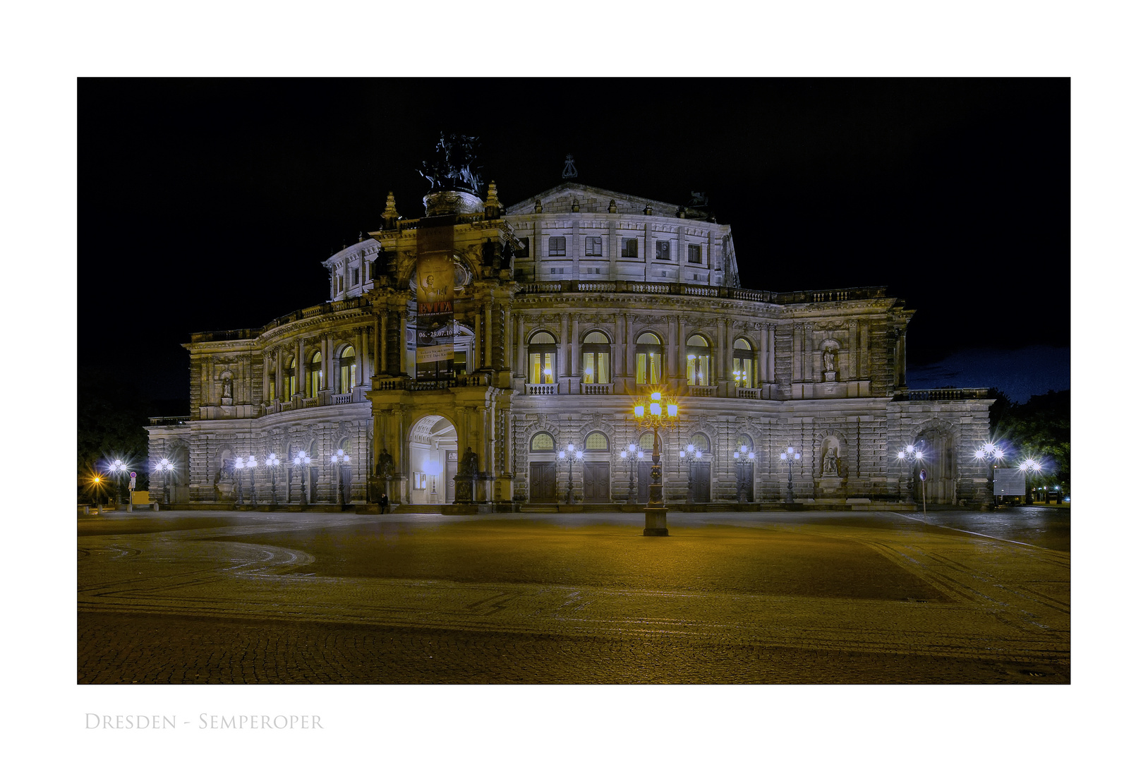 Sächsische Impressionen " Dresden - Semperoper "