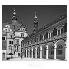 Sächsische Impressionen " Dresden - Stallhof, im Licht und Schatten..."