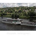 Sächsische Impressionen " Dresdner-Dampfschiff "