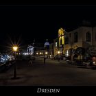 Sächsische Impressionen " Dresdner - Stadtansichten, bei Nacht.... "