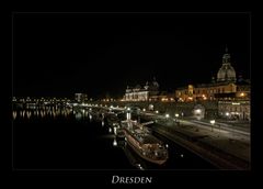 Sächsische Impressionen " Dresdner - Stadtansichten, bei Nacht********.... "