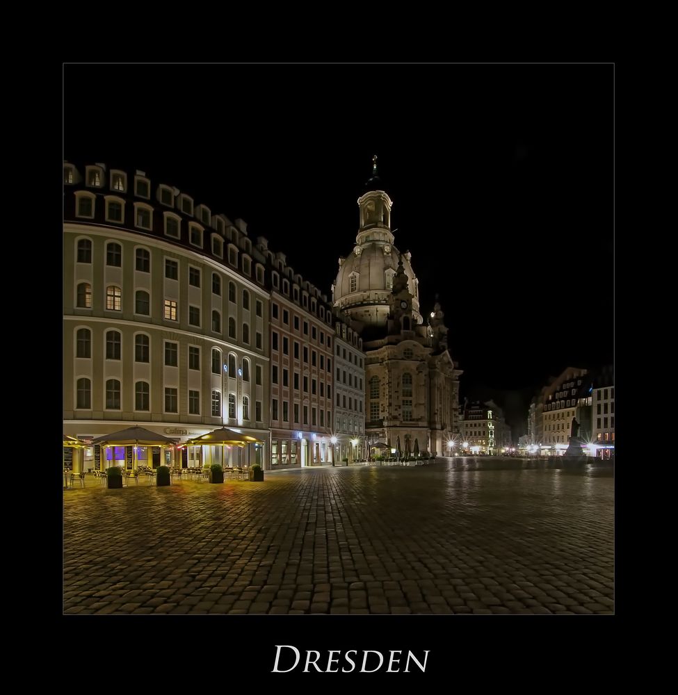 Sächsische Impressionen " Dresdner - Stadtansichten, bei Nacht****.... "