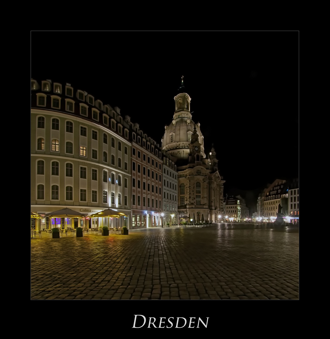 Sächsische Impressionen " Dresdner - Stadtansichten, bei Nacht****.... "