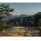 Sächsische Impressionen " Elbsandsteingebirge - was für eine Aussicht..."