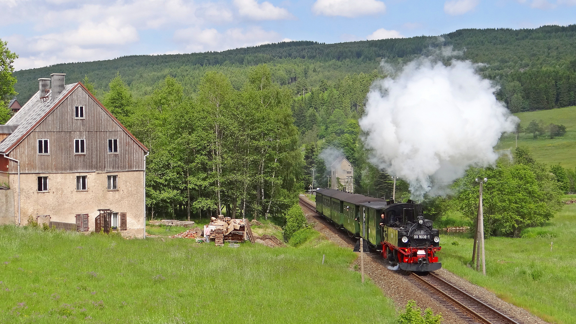 Sächsische IV K im Plandienst auf der Fichtelbergbahn 2