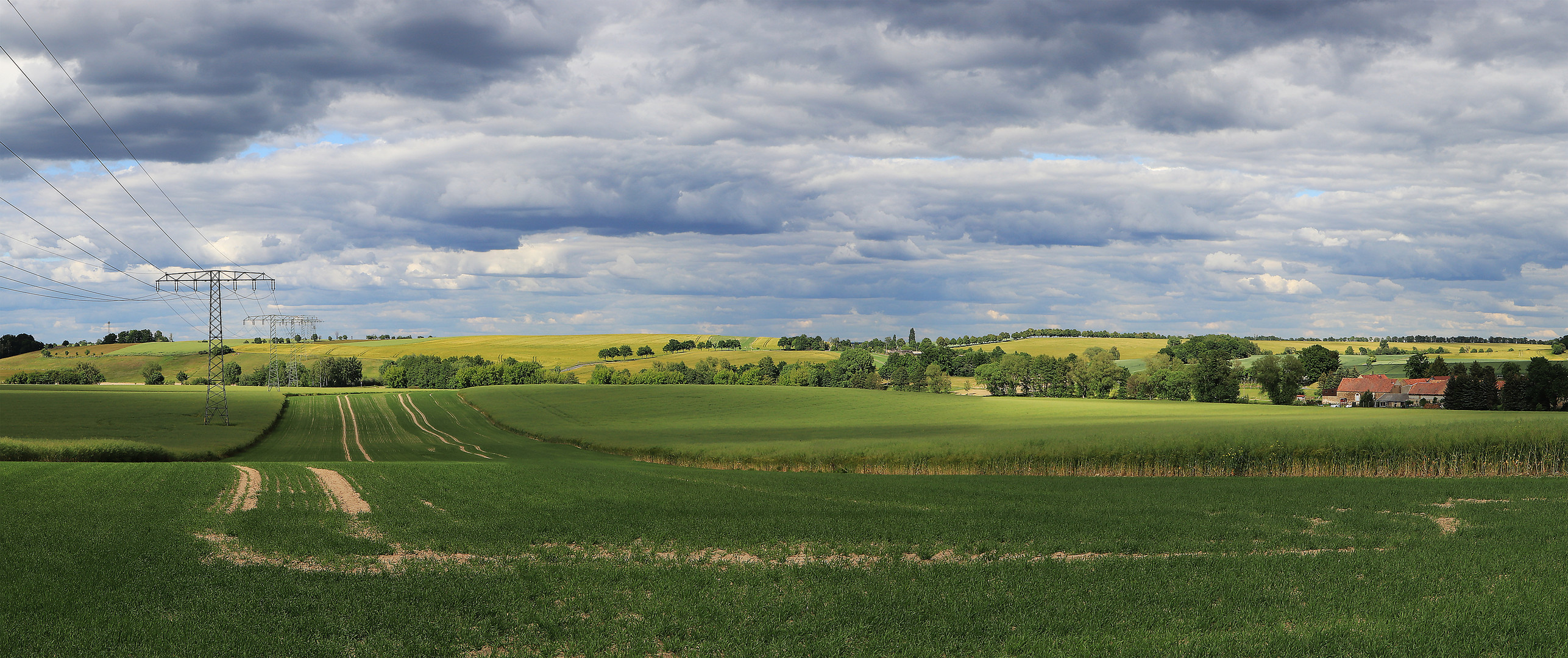 Sächsische Landschaftsszene