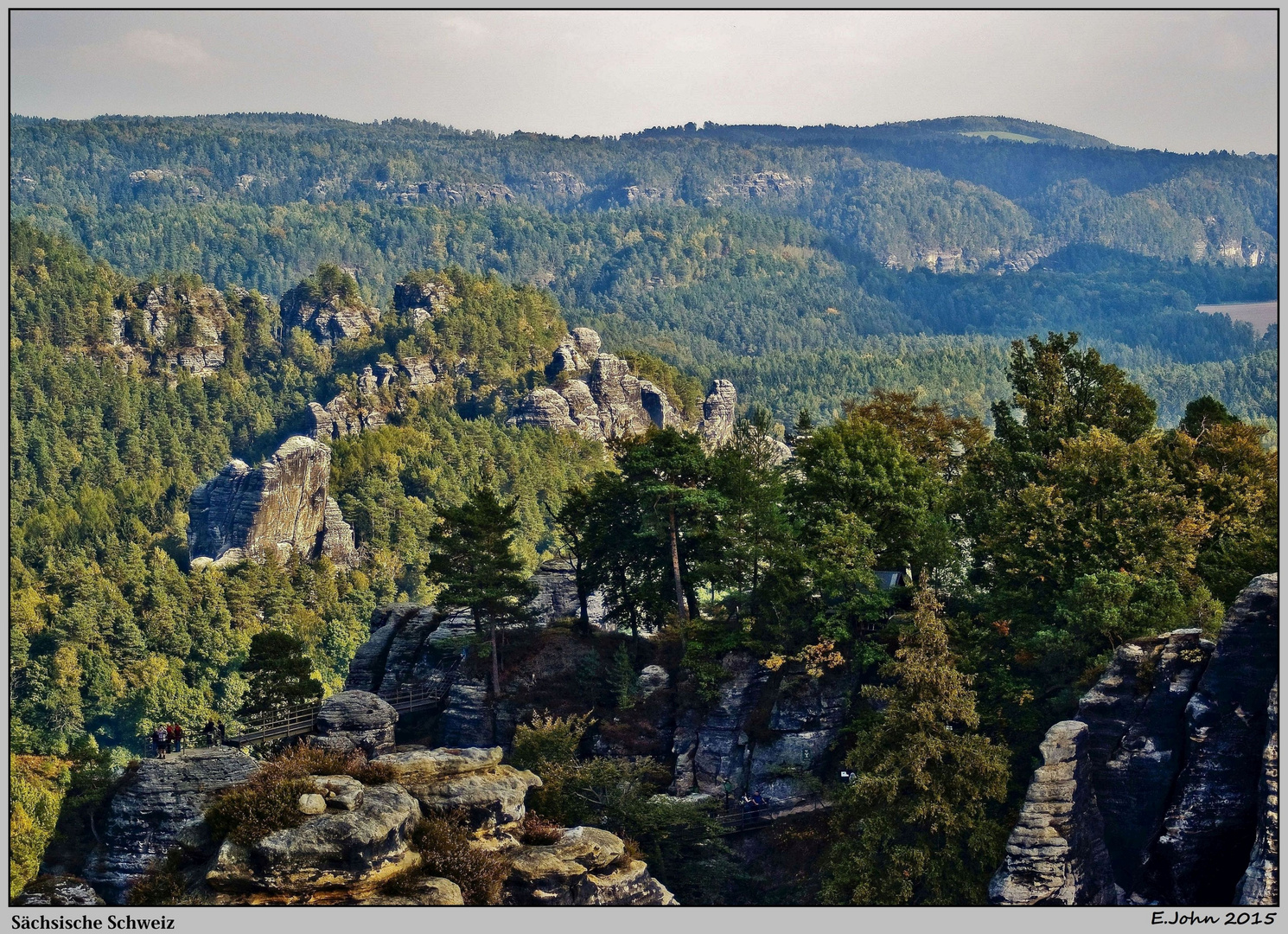 Sächsische Schweiz an der Bastei