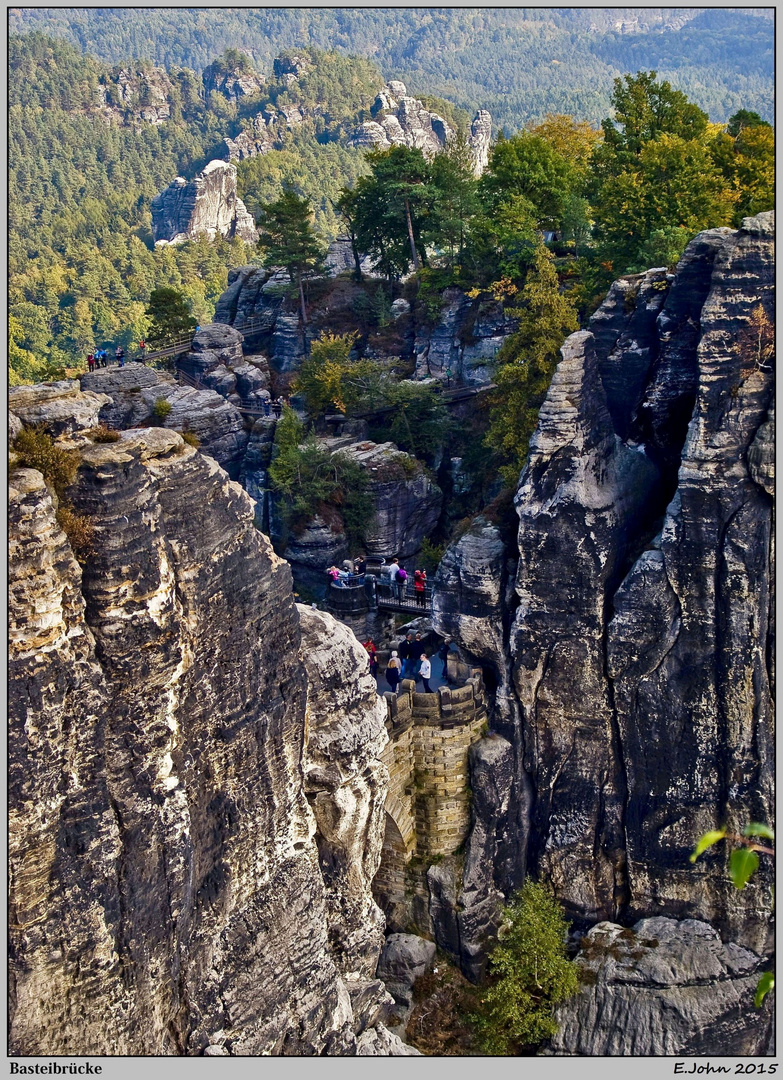 Sächsische Schweiz - Basteibrücke