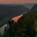 Sächsische Schweiz  -  Blick von der Bastei