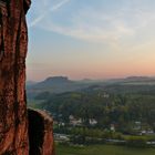 Sächsische Schweiz  -  Blick von der Basteibrücke