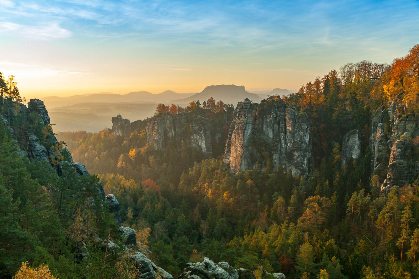 Sächsische Schweiz im Herbst