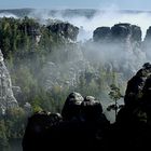 Sächsische Schweiz im Morgennebel