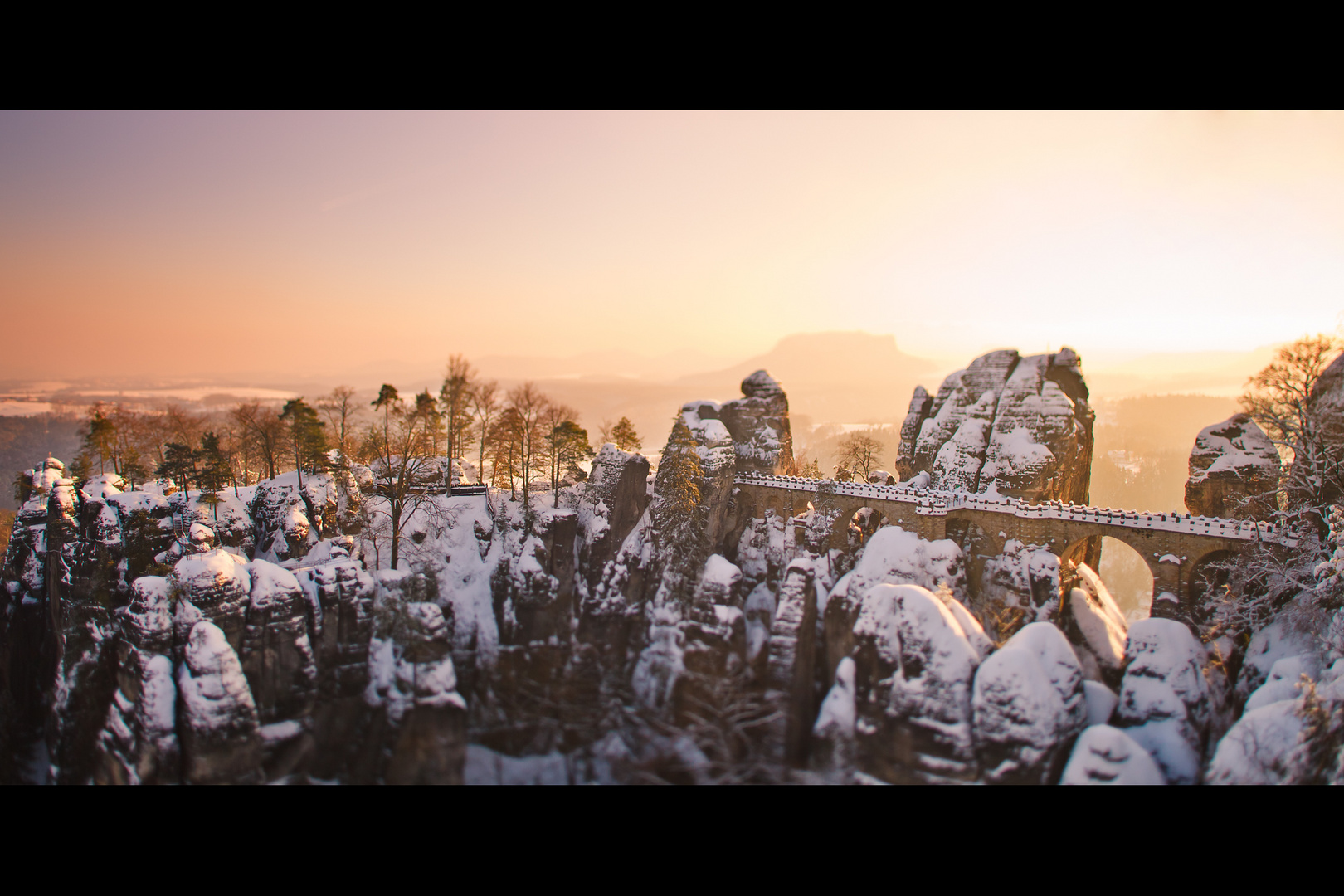 Sächsische Schweiz im Winter