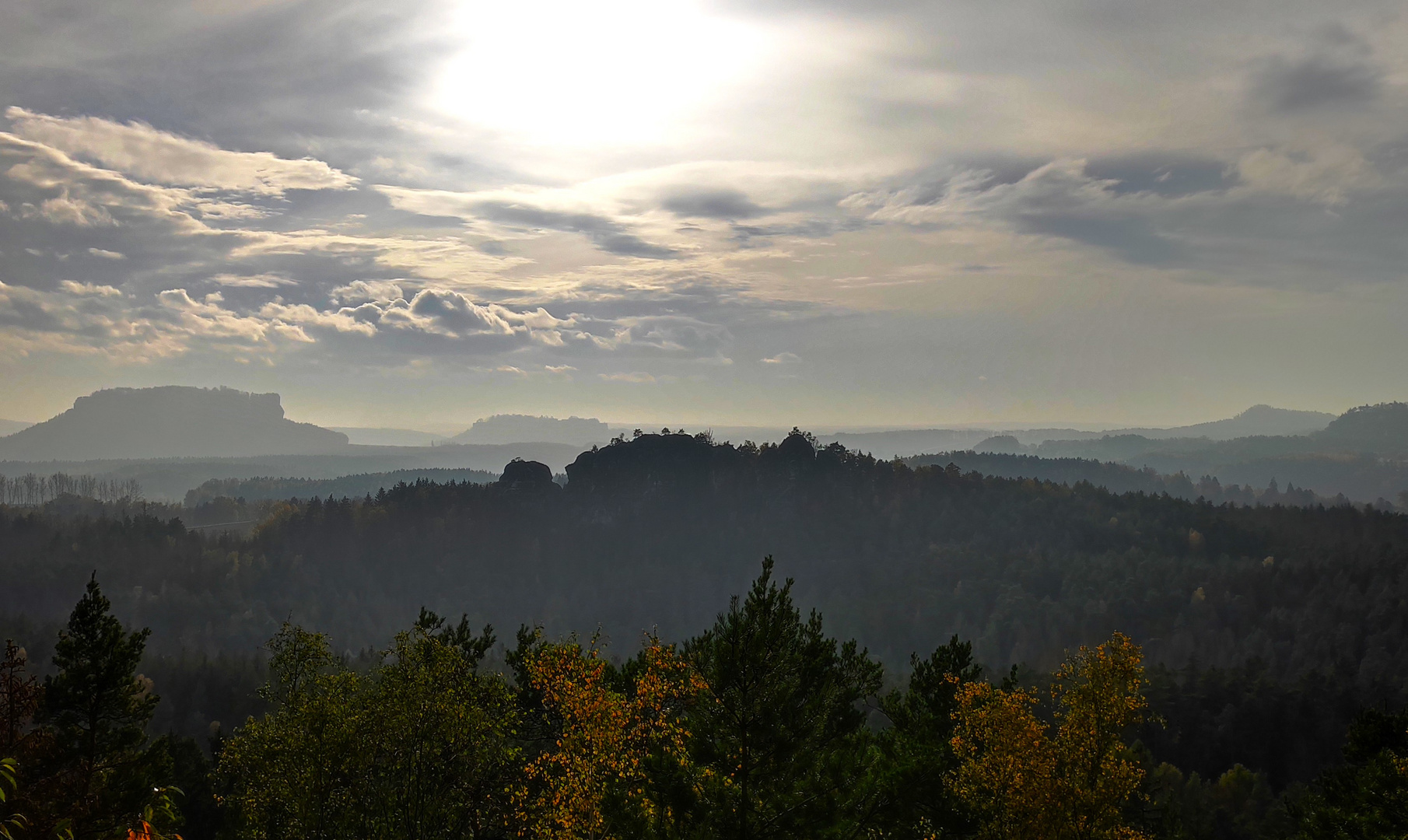 Sächsische Schweiz in Grenznähe zu Tschechien