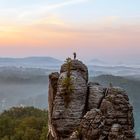 Sächsische Schweiz. Mönchsfelsen.