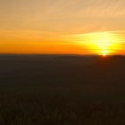 Sächsische Schweiz Sonnenuntergang