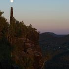 Sächsische Schweiz, Vollmond über'n Lilienstein