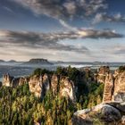 Sächsische Schweiz zum Sonnenaufgang